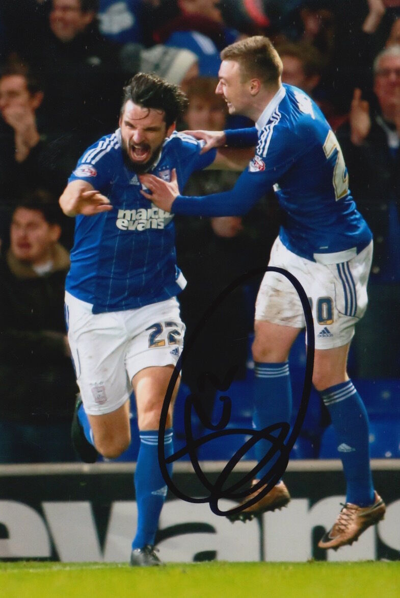 IPSWICH TOWN HAND SIGNED JONATHAN DOUGLAS 6X4 Photo Poster painting 2.