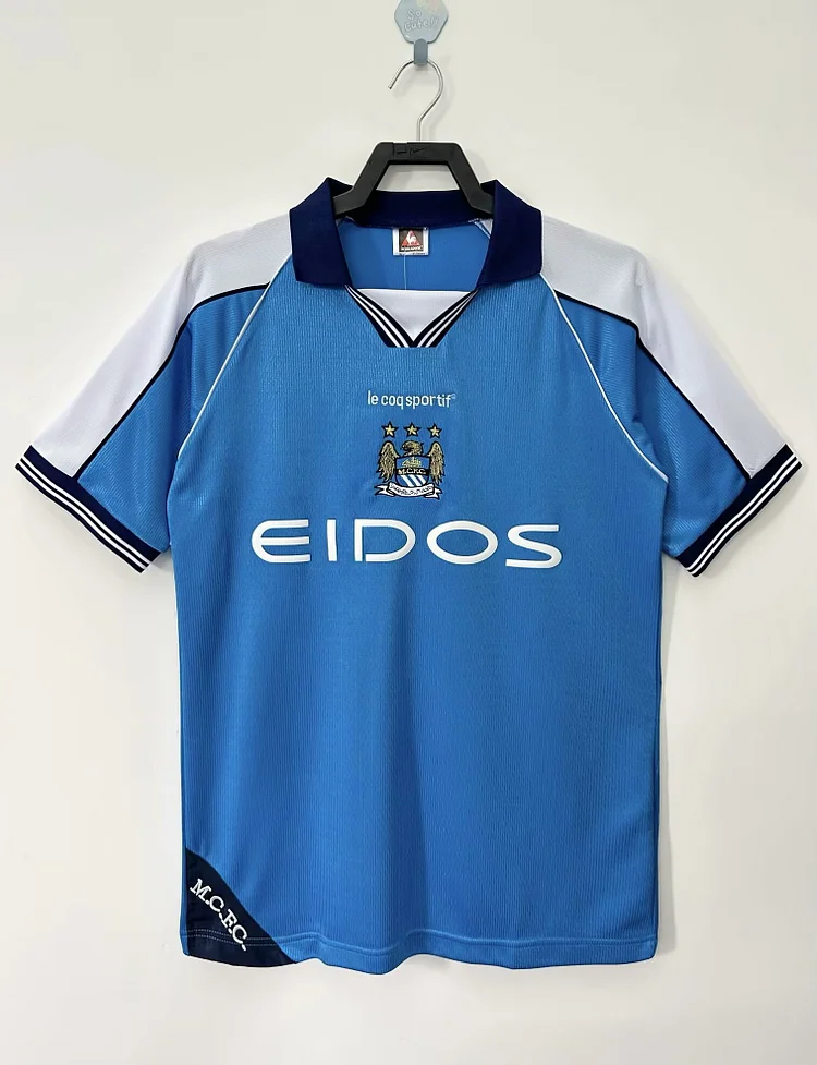 1999/01 Manchester City Home Retro Shirt
