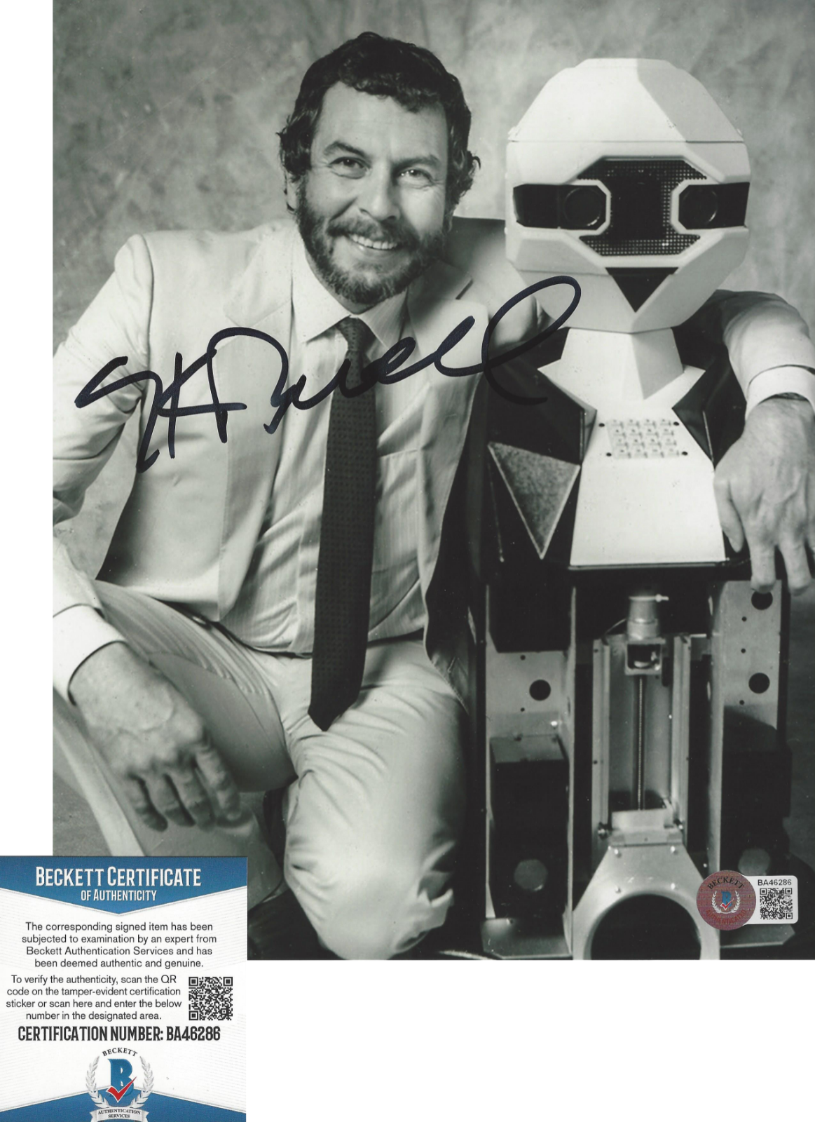 NOLAN BUSHNELL SIGNED ANDROBOT TOPO ATARI FOUNDER 8x10 Photo Poster painting BECKETT COA BAS