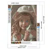 uk.everydayedeals (Limited Stock)Diamond Painting - Full Round - Girl Animal  (30*40cm)