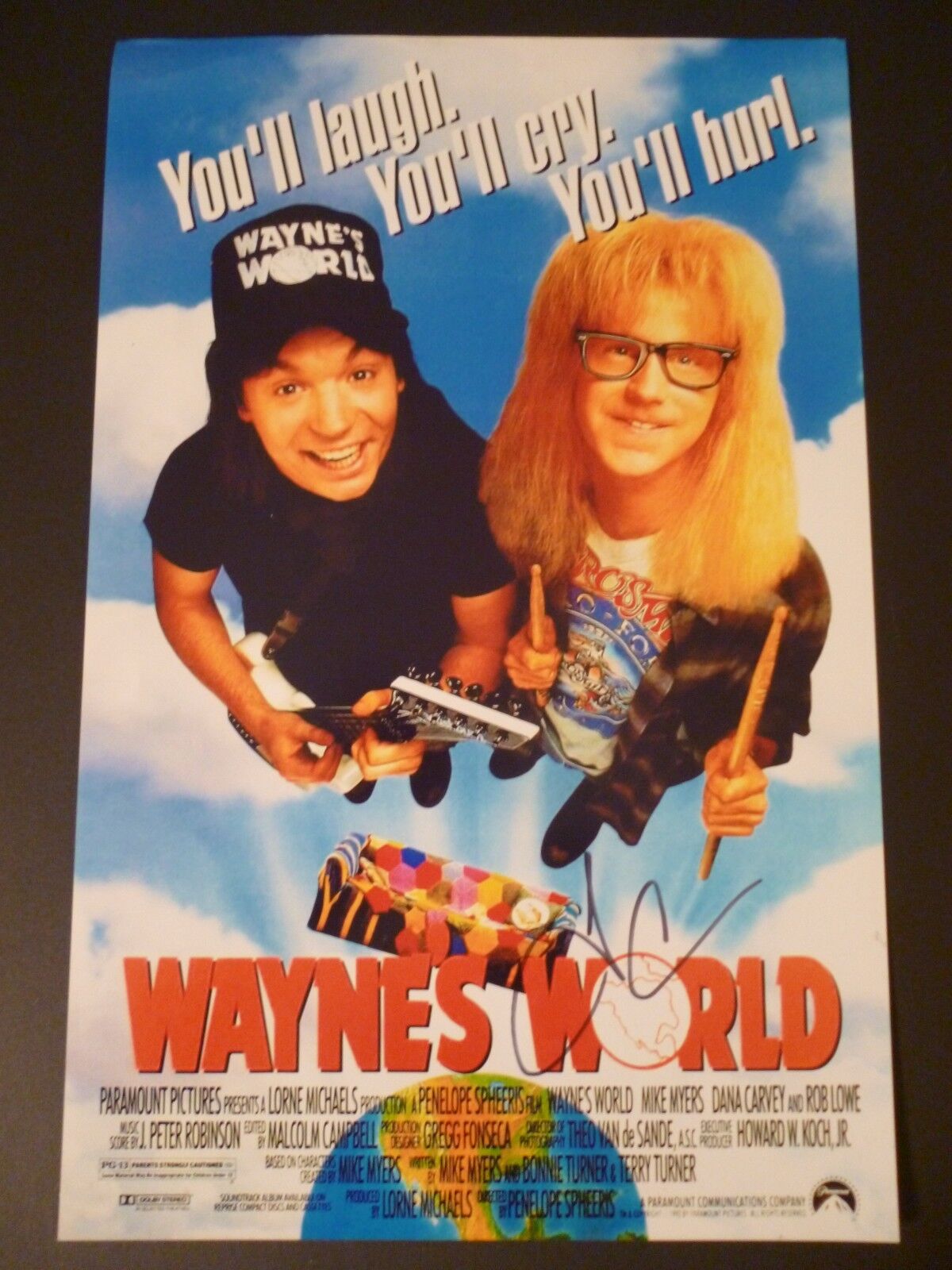 TIA CARRERE Authentic Hand-Signed WAYNE'S WORLD