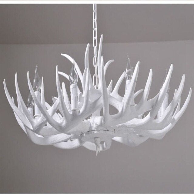 Antler Chandelier Lamp Vintage Loft Pendant Antler Light Creative Hanging Light For Cafe Parlor Bedroom Hall Drop Lightin
