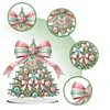 (US Local)Christmas Tree Print DIY Diamond Painting Tabletop Ornaments Decorations