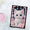 Carnet de bricolage chat fleur