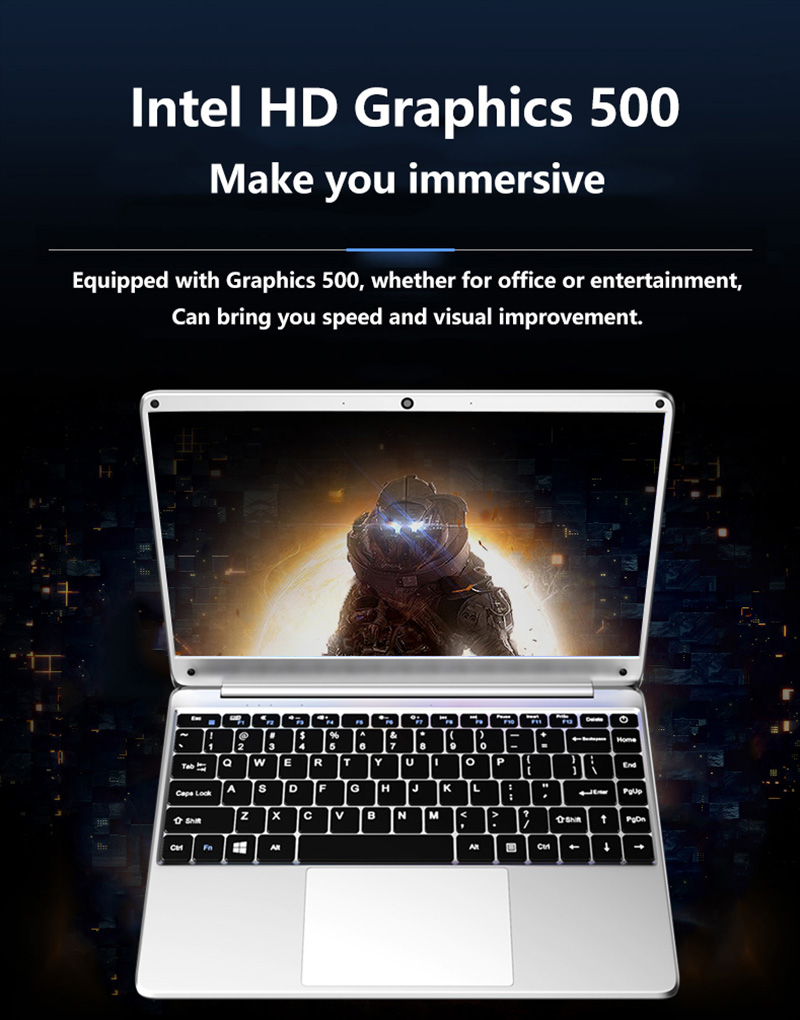 KUU Kbook pro 14.1 inch laptop Intel Celeron N3450 CPU 8GB+256GB Office laptop 13