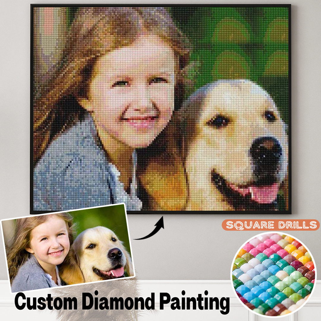 Custom Diamond Painting （ Full Square Diamond）PRESALE ,Delivery time is