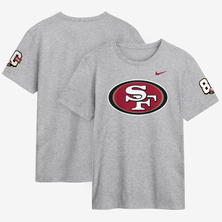 Men's San Francisco 49ers Nike Heather Gray 80th Anniversary Sunday Showdown T-Shirt