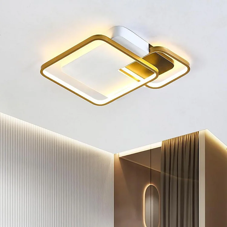 Multiple Square Circular LED Nordic Flush Mount Lighting Ceiling Lights - Appledas