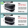 Portable Bicycle Piggyback Bag Waterproof Mtb Rear Bag for Traveling Accessories