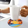 6pcs DIY Anti Slip Coasters Stackable Creative for Tabletop Protection