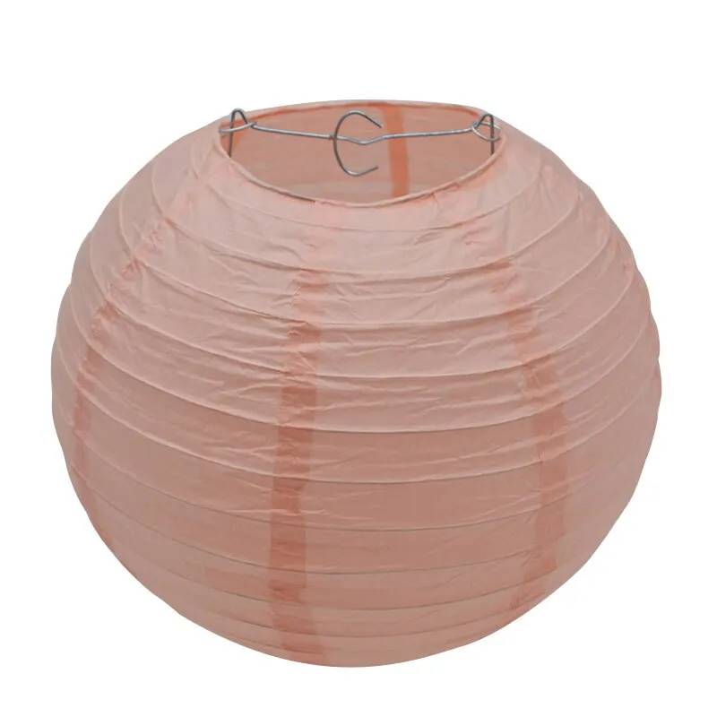 1pcs 20cm/25cm/30cm Colorful Chinese Round Hanging Paper Lanterns lamps Paper Crafts Party Festival Wedding Home DIY Decoration
