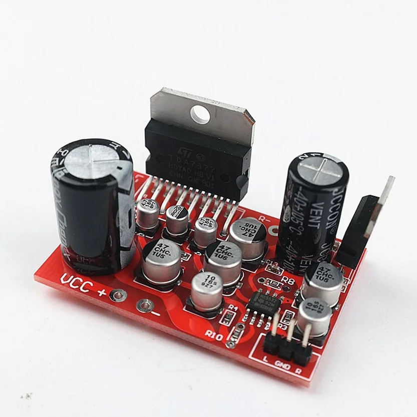 TDA7377 Audio Power Amplifier with NE5532 Operational Pre-Amplifier Module DC Audio Amplifier Speaker Power 35w+35w