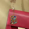 1Pcs 24 Alphabet B-DIY Diamond Painting KeyChain
