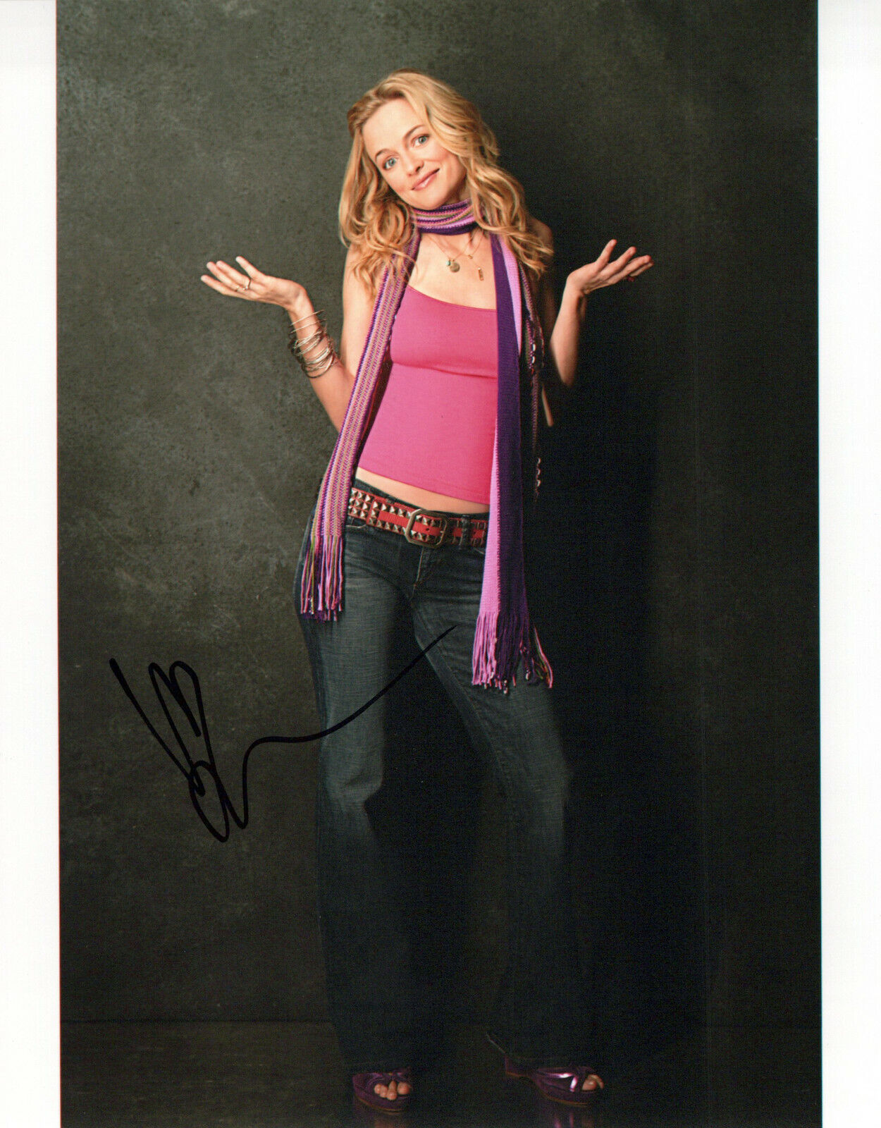 Heather Graham glamour shot autographed Photo Poster painting signed 8x10 #1