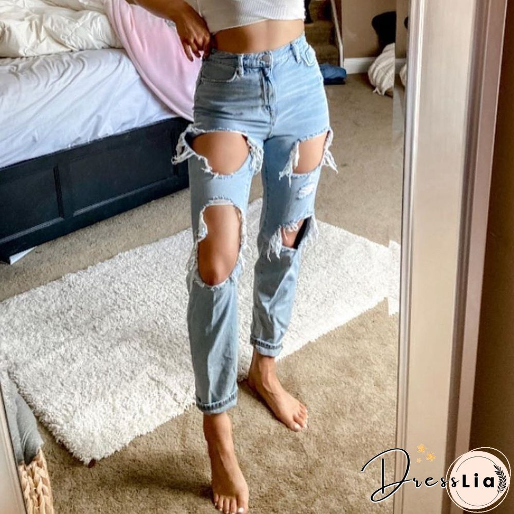 Wide Leg Straight Leg Jeans For Women Wq48