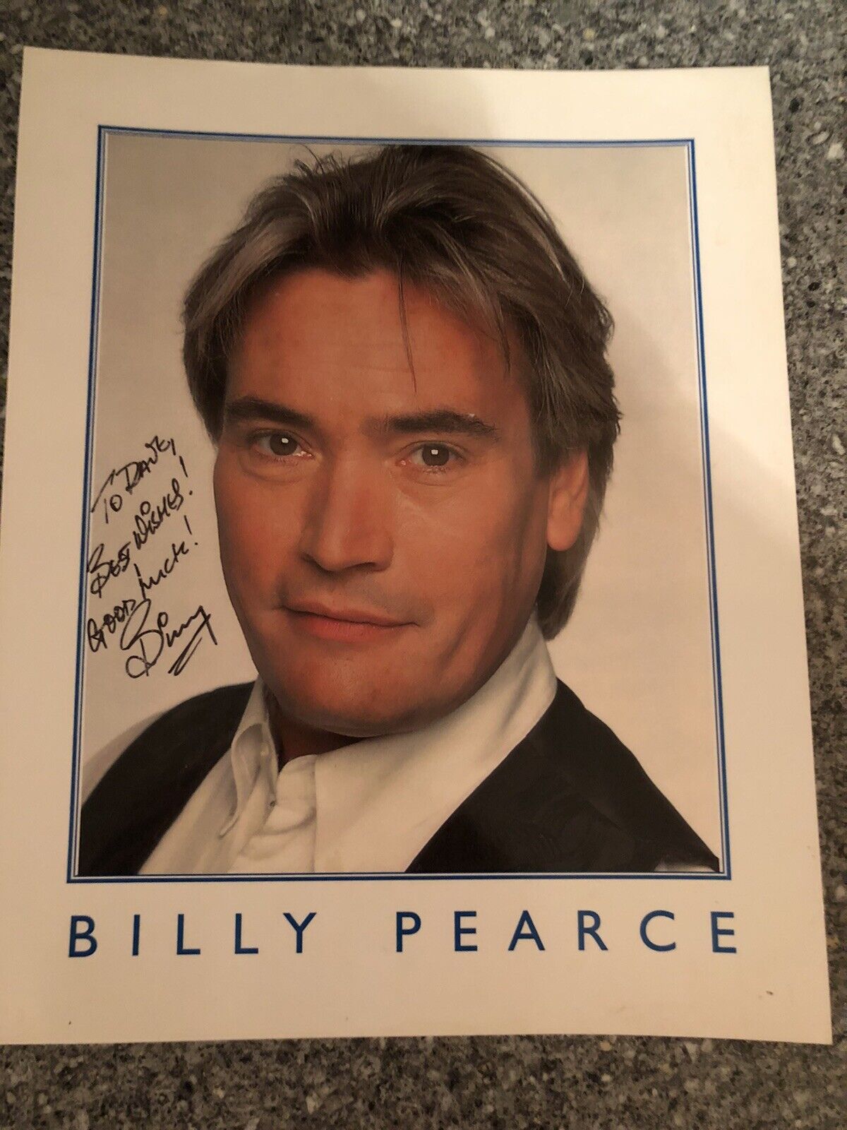 BILLY PEARCE (COMEDIAN) SIGNED Photo Poster painting 10x8”