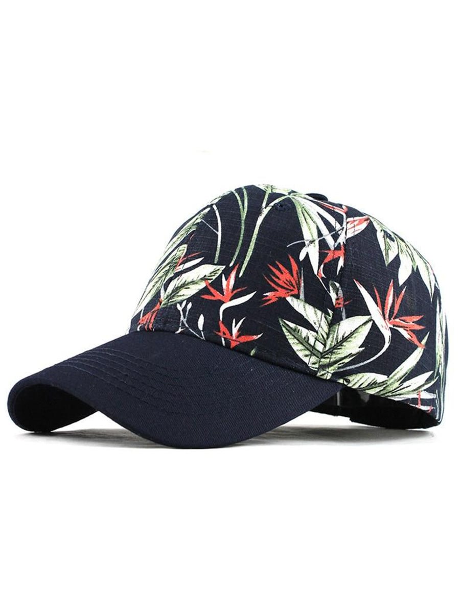 Baseball Cap Snapback Printing Flowers Couple Hat