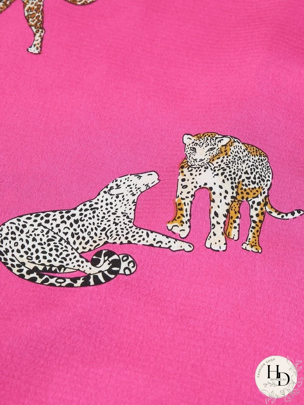 Tempting Printed Lapel Single-Breasted Long-Sleeved Blouse