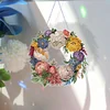 Diamond Painting Christmas Wreath Pendant