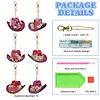 6Pcs DIY Diamond Painting Cowboy Keychain