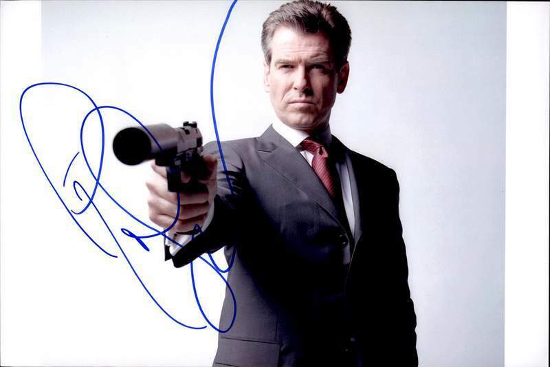 Pierce Brosnan authentic signed celebrity 10x15 Photo Poster painting W/Cert Autographed A00169