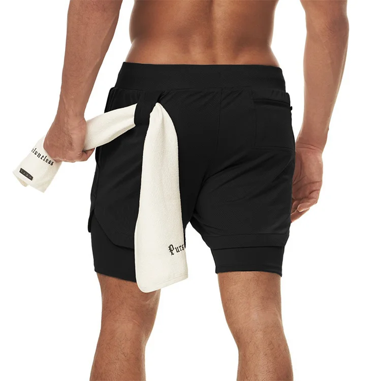 Performance Camouflage Double Layer Shorts