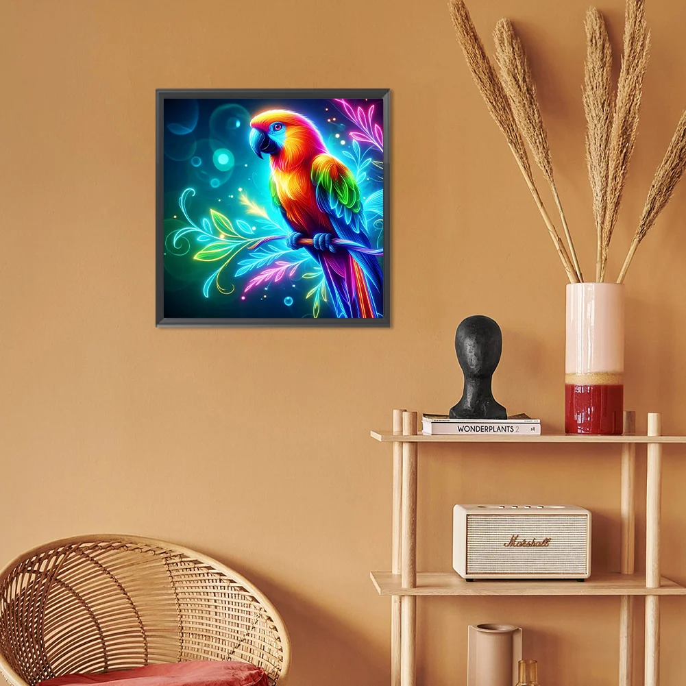 Diamond Painting - Full Round Drill - Parrot(Canvas|30*30cm)