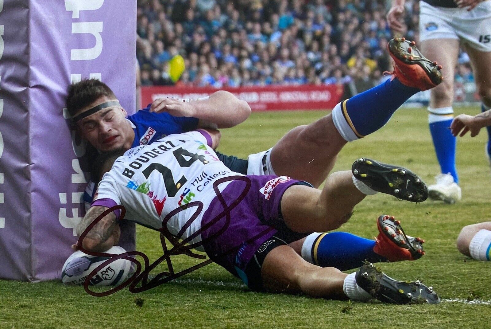 Stevie Ward Genuine Hand Signed 6X4 Photo Poster painting - Leeds Rhinos