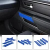 Aunginsy Car Inner Door Panel Strip Trim Cover Compatible with Toyota Tundra 2022+/Sequoia 2023+ Front Rear Door Handle Panel Decorative Cover Protector Accessories(Without Memory Seat Switch Hole)