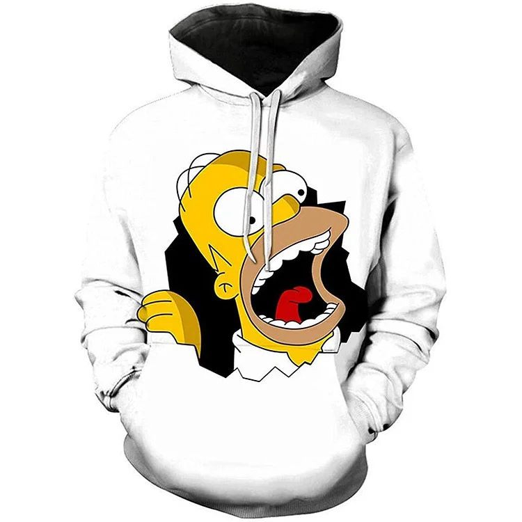 The Simpsons Hoodie 3D Digital Printing Casual Sweatshirt