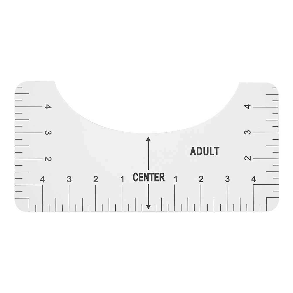 

T Shirt Design Guide Ruler with Size Chart Sewing Centering Alignment Tool, 10x 3.5inch, 501 Original