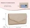 Abendtasche Damen Clutch PU Leder Handtasche Hochzeit Elegant Brauttasche Damen Kettentasche M&auml;dchen Klein Umh&auml;ngetasche f&uuml;r Party Freizeit