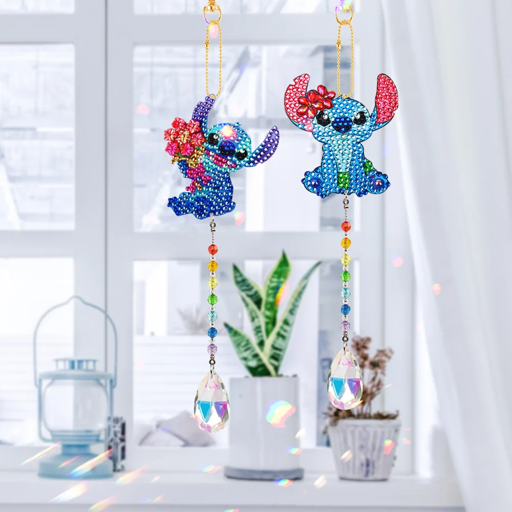 2pcs DIY Stitch Diamond Painting Kits Double Side Home Garden Decoration