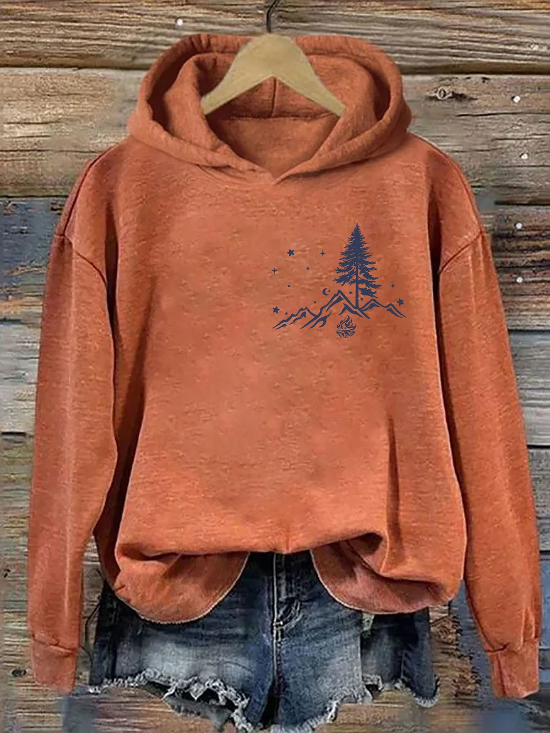 No City Lights Just Campfire Nights Hoodie