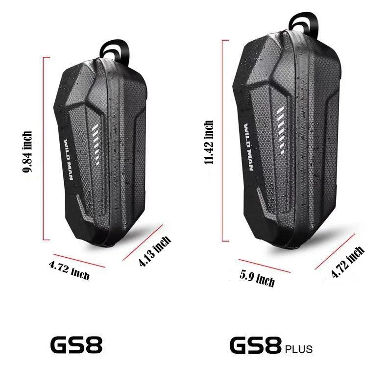 Wild Man Scooter Storage Bag, Scooter Handlebar Bag Compatible with Multiple Models