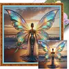 Beach Dress Girl-11CT Stamped Cross Stitch 40*40cm tapestrymarket