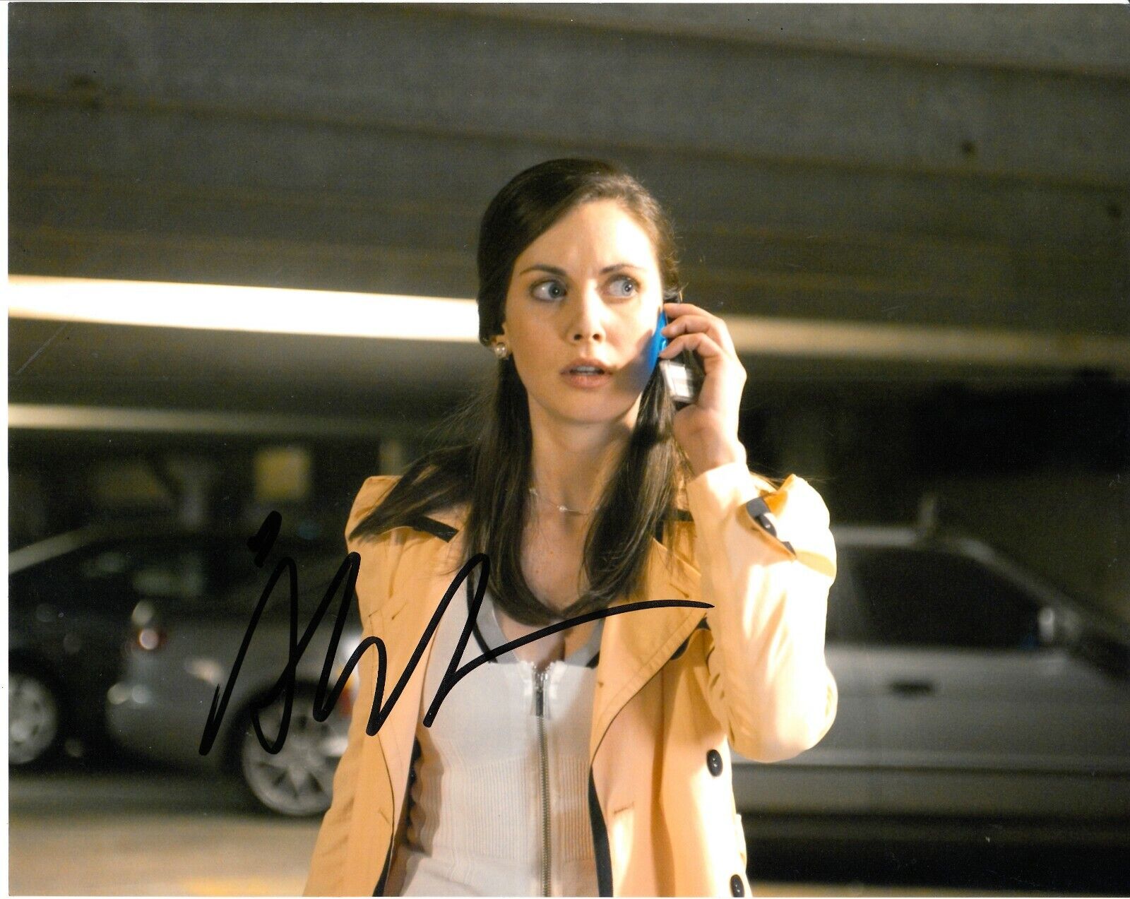 ALISON BRIE SIGNED SEXY SCREAM Photo Poster painting UACC REG 242