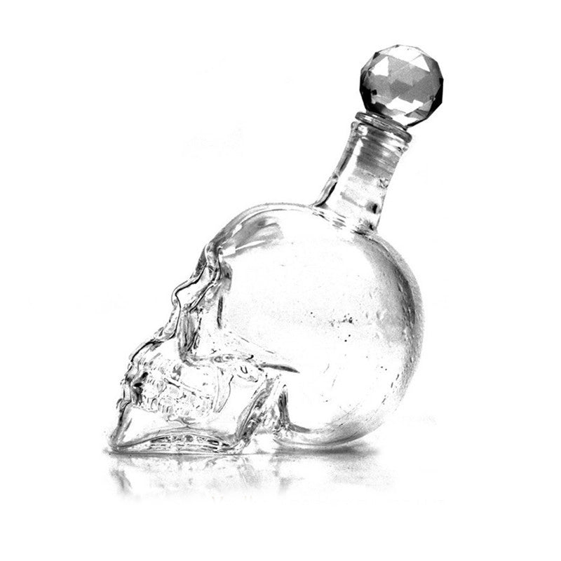 Halloween Casual Skull Glass Wine Decanter 1 Piece