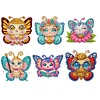 6Pcs Diamond Painting Acrylic Butterfly Fridge Stickers