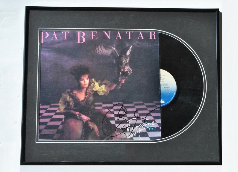 PAT BENATAR TROPICO Signed Custom Matted & Framed Album wcoa **** Shipping****