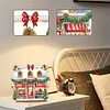 Diamond Painting Wooden Christmas House Desktop Decor Ornaments