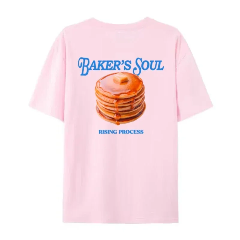 Toloer Pancake Printed Graphic Tee-Outfit Ideas