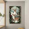 (50*70cm)Christmas Elk - Full Round Drill Diamond Painting