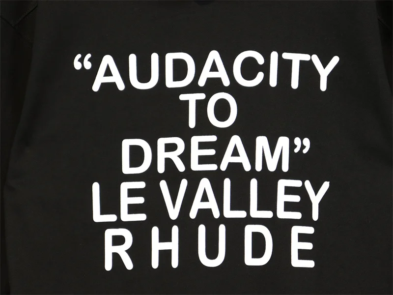 RHUDE 2023 new hoodie sports sweater