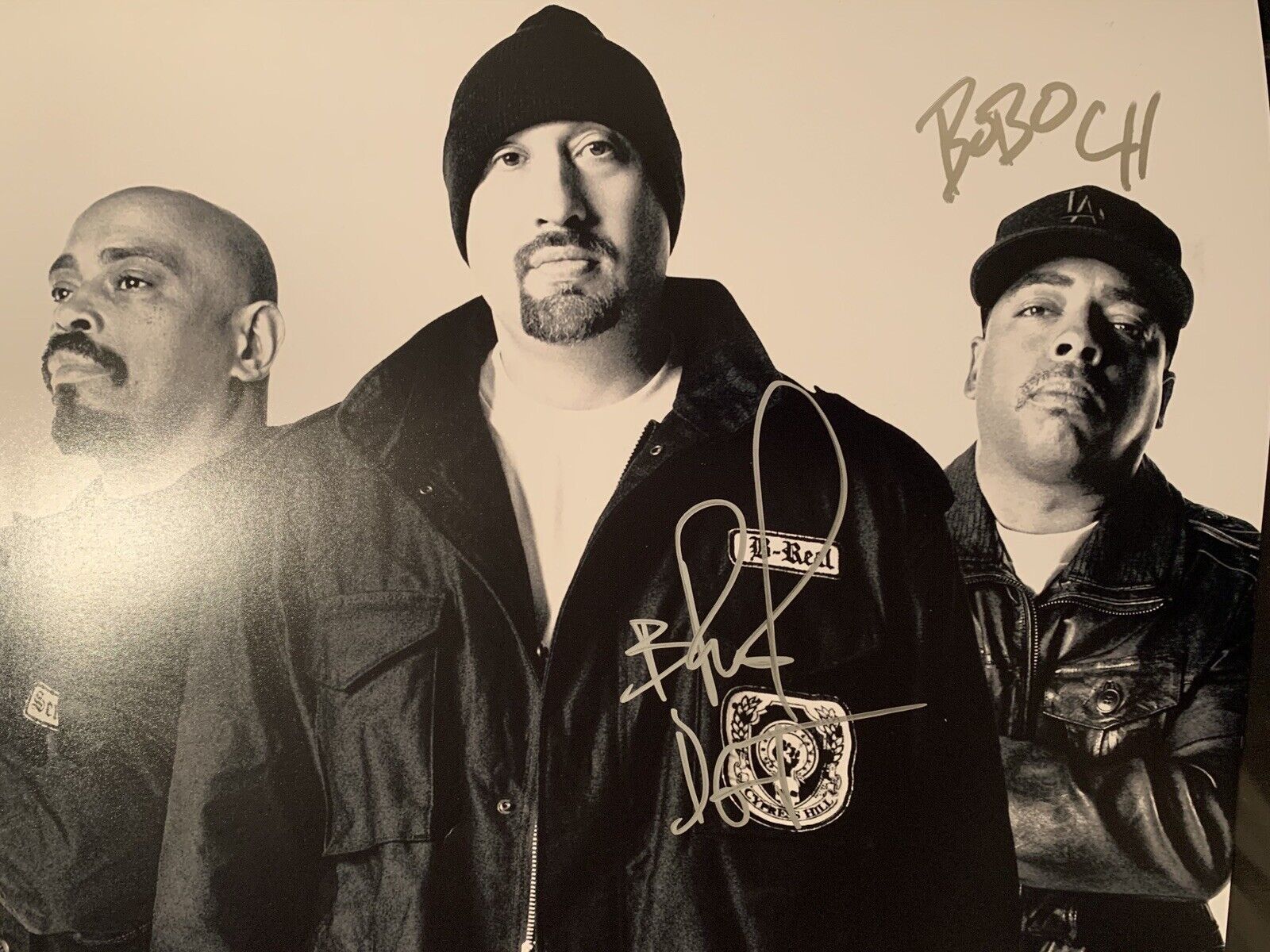 B-real Eric BOBO Signed Cypress Hill 11x14 Photo Poster painting Pic Auto