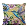 Flower Hummingbird-11CT Stamped Cross Stitch Pillowcase 45*45cm