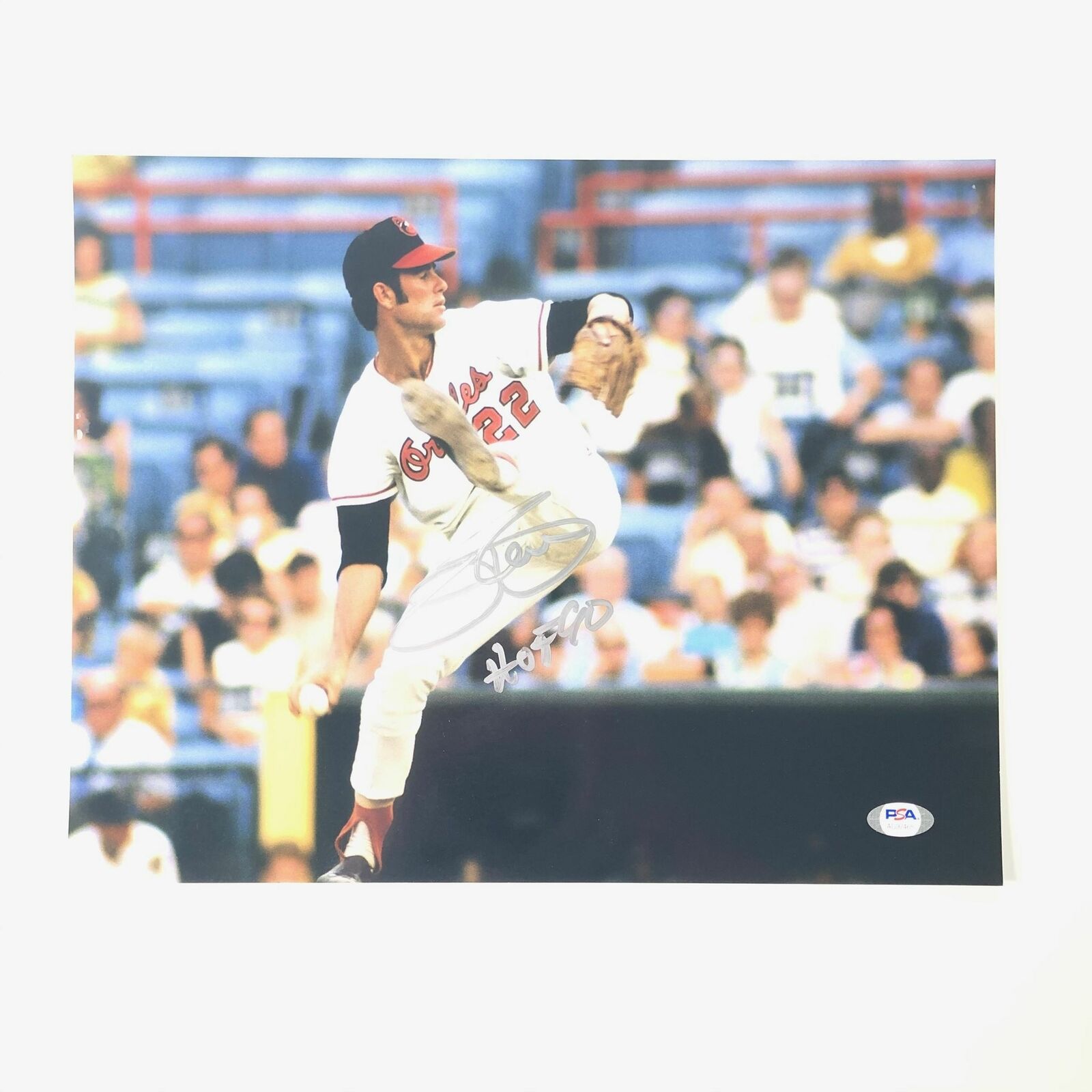 Jim Palmer signed 11x14 Photo Poster painting PSA/DNA Baltimore Orioles HOF Autographed