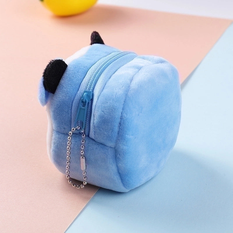 Cute Small Three-dimensional Cartoon Zipper Plush Change Purse