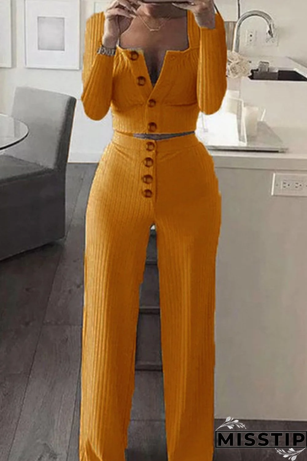 Burgundy Fashion Casual Solid Patchwork O Neck Long Sleeve Two Pieces