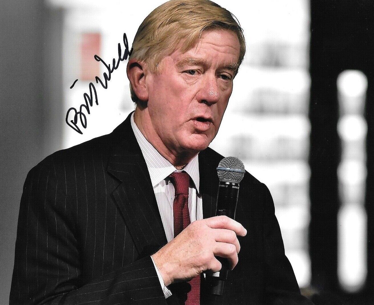 * BILL WELD * signed autographed 8x10 Photo Poster painting * GOVERNOR OF MASSACHUSETTS * COA 1